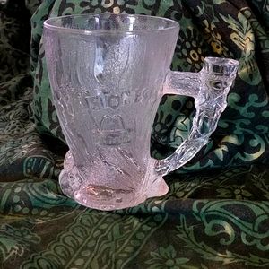 Vintage Mcdonald's Flintstones Glass Mug 1993
